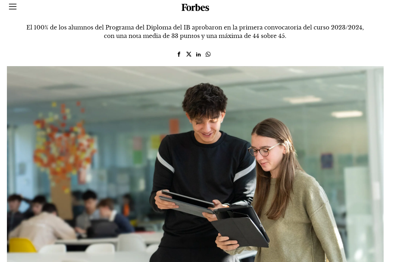 Los 100 mejores colegios de España