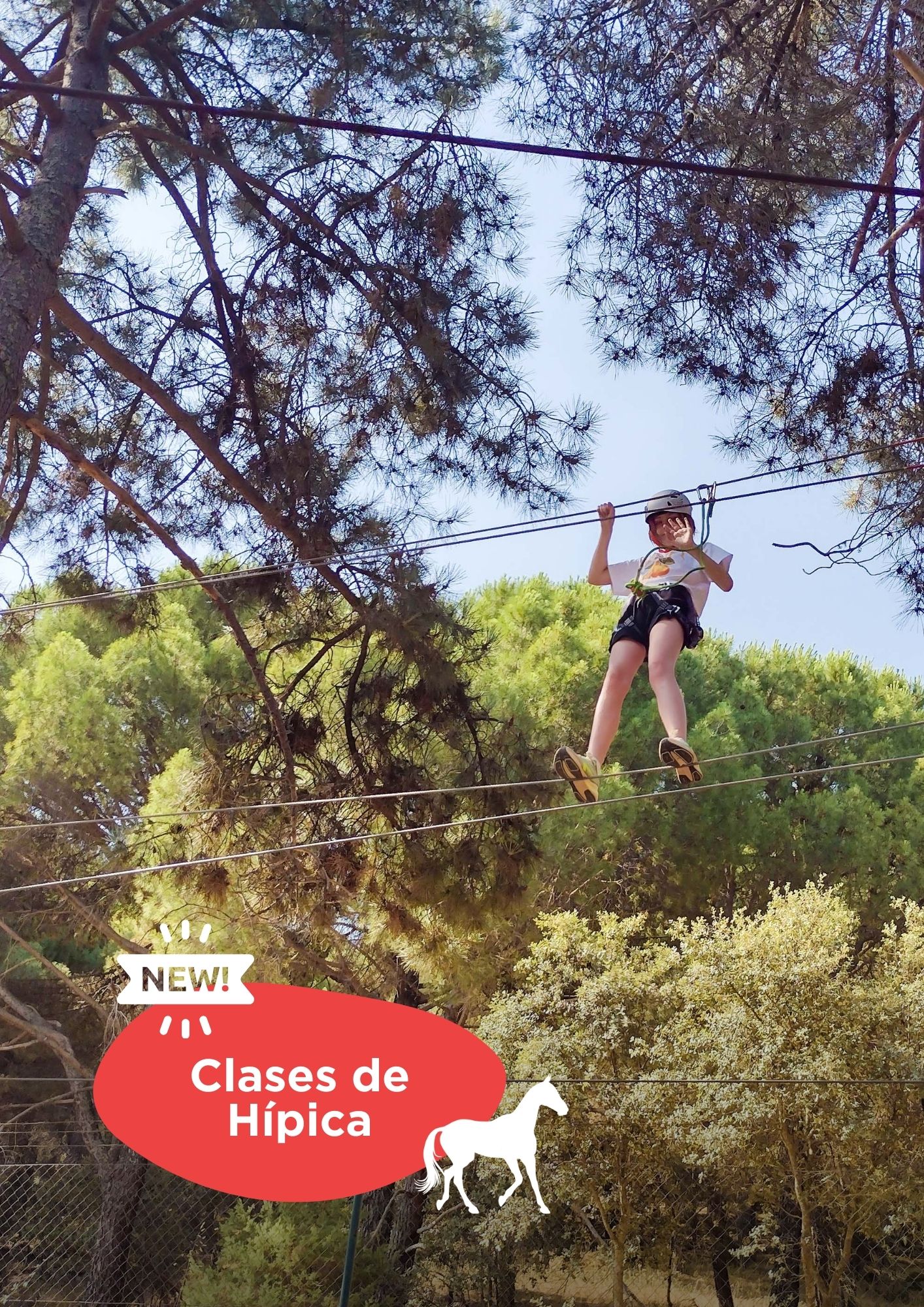 Niño en el campamento